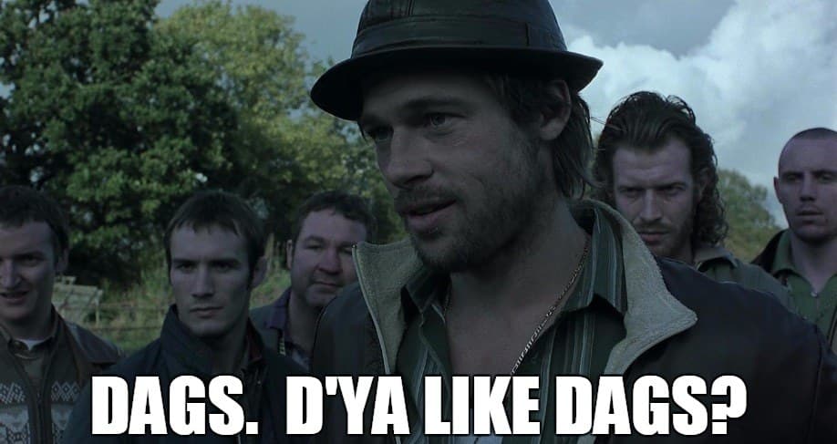 Figure 1. Mickey O'Neil in Snatch (2000), asking the only question anyone ever asks about DAGs.